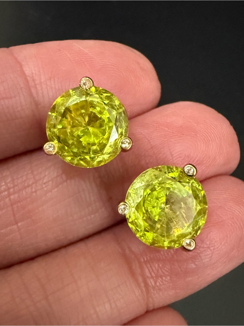 KATE SPADE Lime Green Lime Sherbet Rise & Shine Stud Earrings - Picture 4 of 14